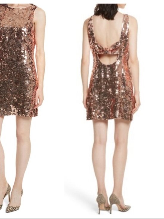 kate spade new york sequin bow minidress 1400 - Picture 2 of 8